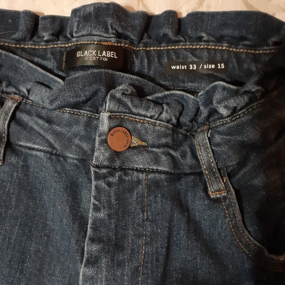 Size 15/33 paper bag waist jeans - Picture 5 of 7